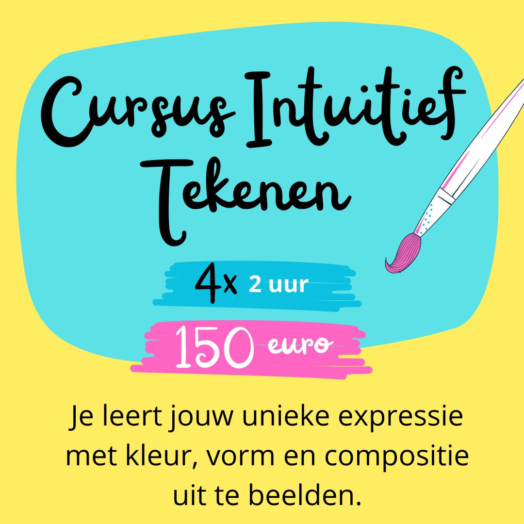 Cursus Utrecht Intuïtief Tekenen en Schilderen